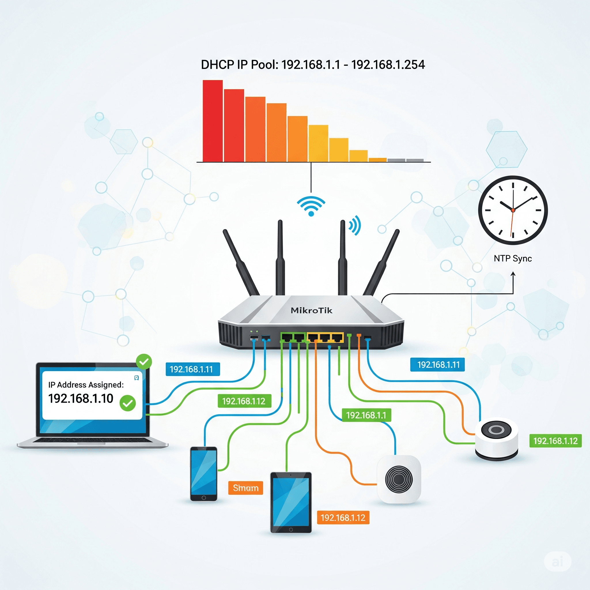 Day 2 Morning: Finally Getting Automatic IP Addresses Working