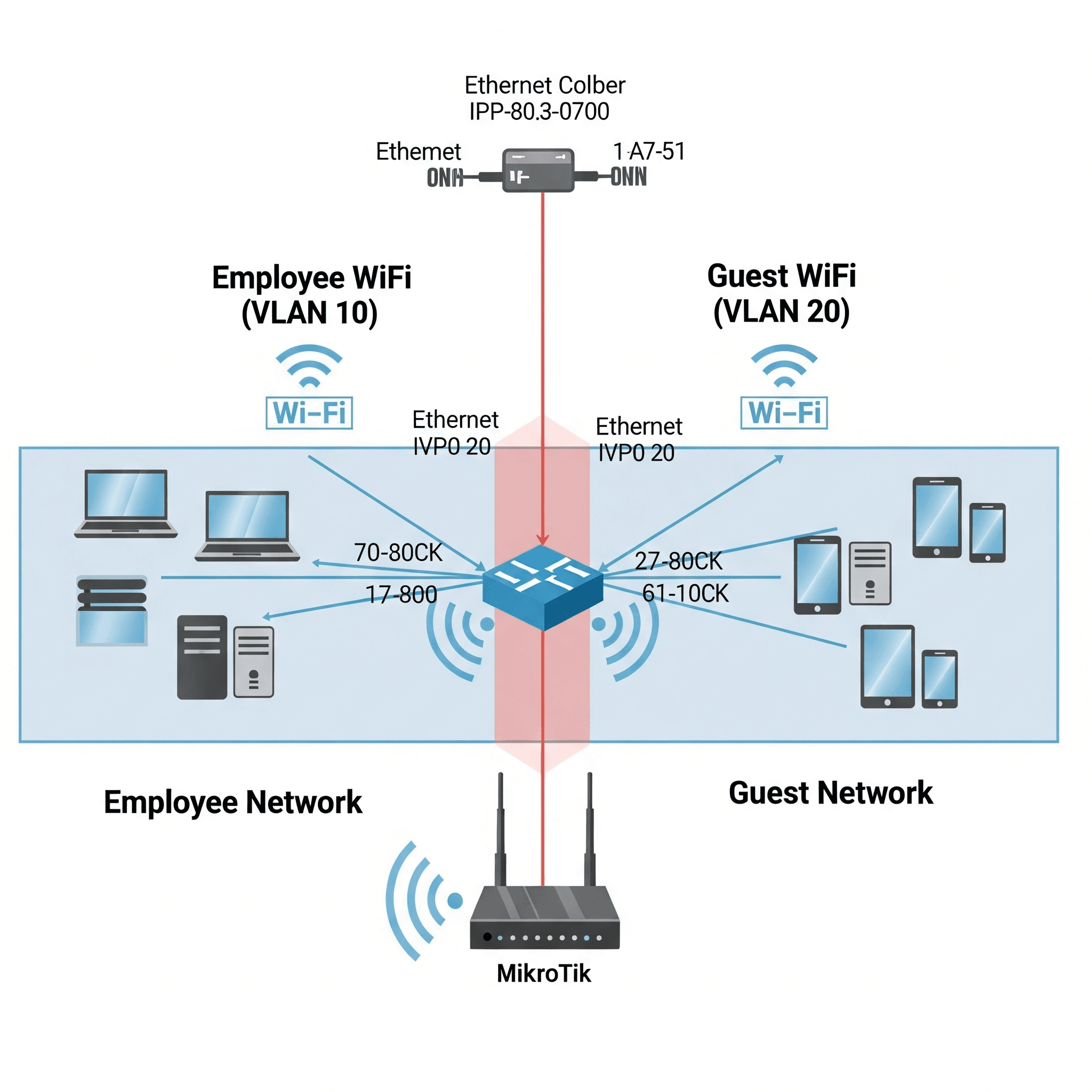 Building Professional WiFi: Secure Employee Network + Isolated Guest Access