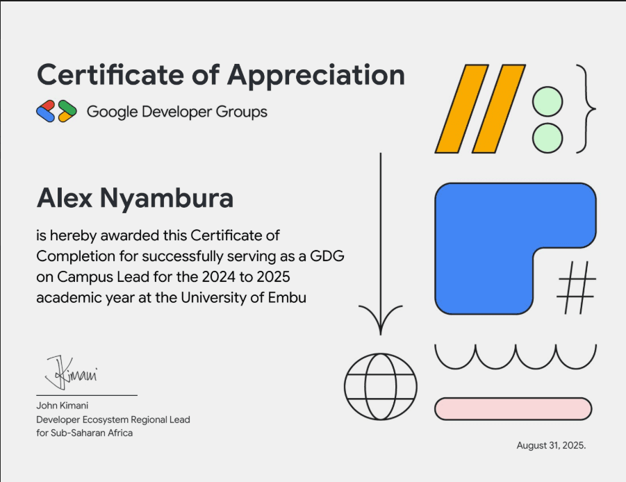 Reflections on My Year as GDG on Campus Lead